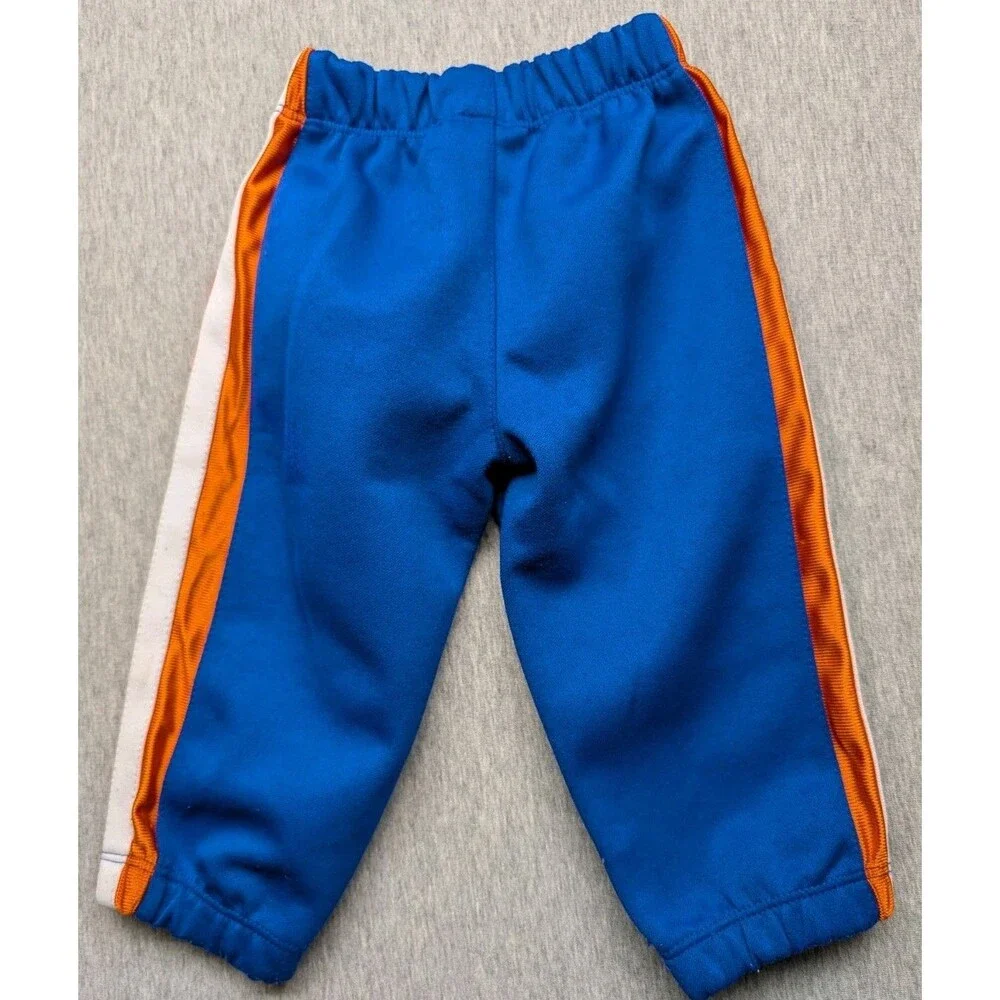 VTG Y2K Nike Baby Track Pants Orange Blue Knicks Boise Florida 12 Months